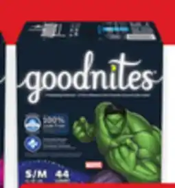 Walmart Goodnites Superpack Nighttime Underwear offer