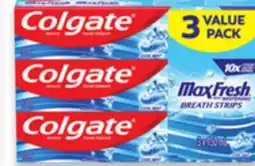 Walmart Colgate MaxFresh 3 x 150 mL toothpaste offer