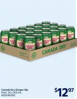 Walmart Canada Dry Ginger Ale offer