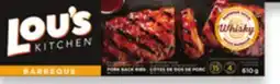 Walmart Lou's Kitchen fully cooked pork back ribs offer