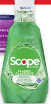 Walmart Scope mouthwash 1L offer