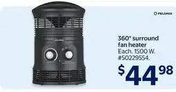 Walmart 360° surround fan heater offer
