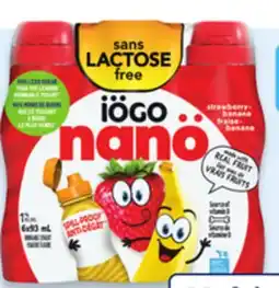 Walmart iögo nanö drinkable yogurt offer