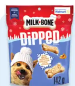 Walmart Milk-Bone holiday dipped dog biscuits 142 g or Pawliday treats 128 g offer