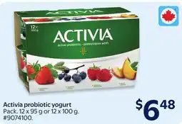 Walmart Activia probiotic yogurt offer