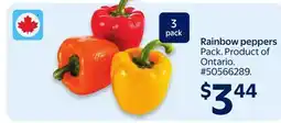 Walmart Rainbow peppers offer