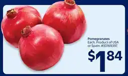 Walmart Pomegranates offer