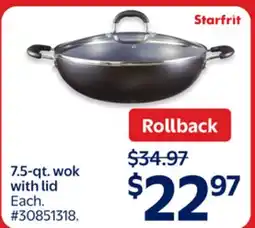 Walmart 7.5-qt. wok with lid offer