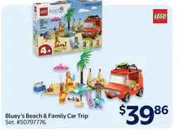Walmart Bluey's Beach & Family Car Trip offer