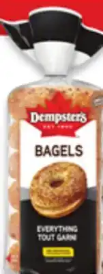 Walmart Dempsters core or premium bagels offer