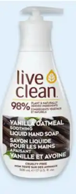 Walmart Live Clean hand soap offer