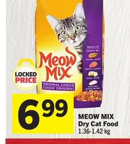 Foodland MEOW MIX Dry Cat Food offer