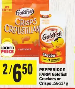 Foodland PEPPERIDGE FARM Goldfish Crackers or Crisps offer