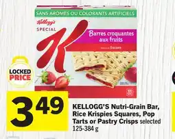 Foodland KELLOGG'S Nutri-Grain Bar, Rice Krispies Squares, Pop Tarts or Pastry Crisps selected offer