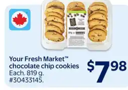 Walmart Your Fresh Market chocolate chips cookies offer