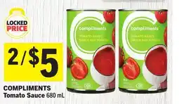Foodland COMPLIMENTS Tomato Sauce offer