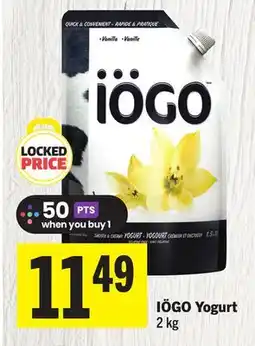 Foodland IÖGO Yogurt offer