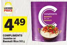 Foodland COMPLIMENTS Jasmine or Basmati Rice offer