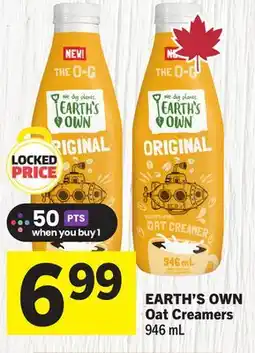 Foodland EARTH'S OWN Oat Creamers offer