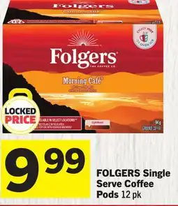 Foodland FOLGERS Single Serve Coffee Pods offer