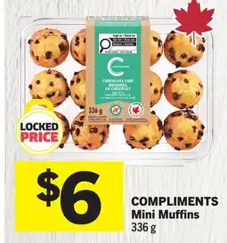 Foodland COMPLIMENTS Mini Muffins offer