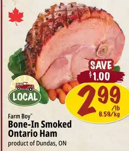 Farm Boy Farm Boy Bone-In Smoked Ontario Ham offer