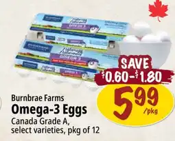 Farm Boy Burnbrae Farms Omega-3 Eggs offer