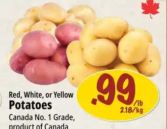 Farm Boy Red, White, or Yellow Potatoes offer
