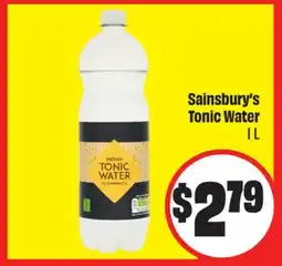 Chalo FreshCo Sainsbury's Tonic Water 1 L offer