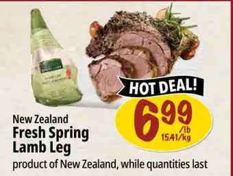 Farm Boy New Zealand Fresh Spring Lamb Leg offer