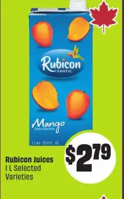 Chalo FreshCo Rubicon Juices 1 L Selected Varieties offer