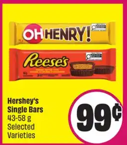 Chalo FreshCo Hershey's Single Bars 43-58 g Selected Varieties offer