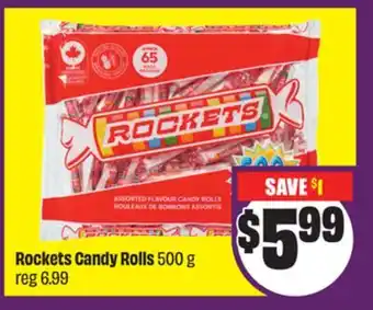 Chalo FreshCo Rockets Candy Rolls 500 g offer