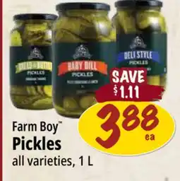 Farm Boy Farm Boy Pickles offer