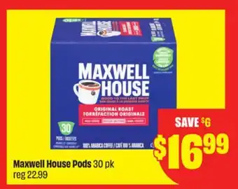 Chalo FreshCo Maxwell House Pods offer