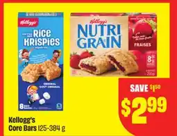 Chalo FreshCo Kellogg's Core Bars 125-384 g offer