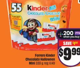 Chalo FreshCo Ferrero Kinder Chocolate Halloween Mini 330 g offer
