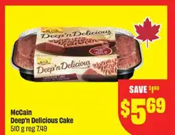 Chalo FreshCo McCain Deep'n Delicious Cake 510 g offer