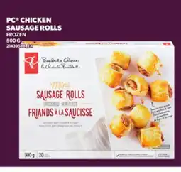 Loblaws PC CHICKEN SAUSAGE ROLLS, 500G offer