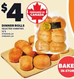 Loblaws DINNER ROLLS 12'S offer