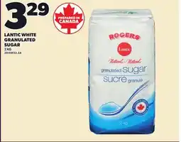 Loblaws LANTIC WHITE GRANULATED SUGAR, 2 KG offer