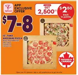 Loblaws 12 TAKE AND BAKE PIZZA, 510-739G offer