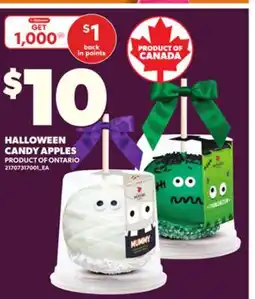 Loblaws HALLOWEEN CANDY APPLES offer