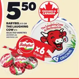 Loblaws BABYBEL 6'S OR THE LAUGHING COW 8'S offer