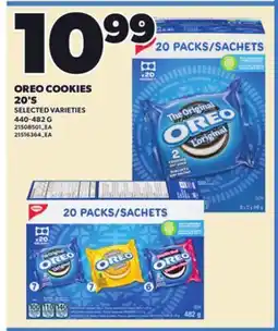 Loblaws OREO COOKIES 20'S, 440-482G offer
