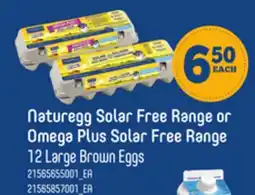 Loblaws NATUREGG SOLAR FREE RANGE OR OMEGA PLUS SOLAR FREE RANGE offer