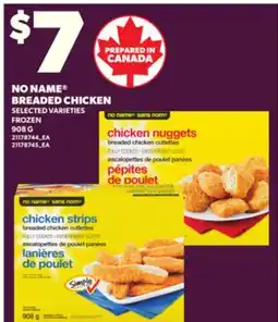 Loblaws NO NAME BREADED CHICKEN, 908 G offer