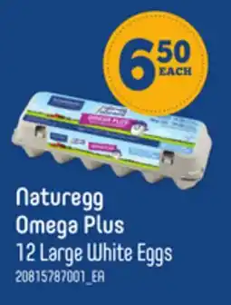 Loblaws NATUREGG OMEGA PLUS 12 LARGE WHITE EGGS offer