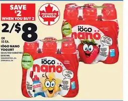 Loblaws IÖGO NANO YOGURT, 6X93ML offer