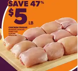 Loblaws CHICKEN THIGHS, 11.02/KG offer